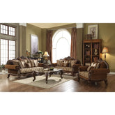 Jardena Fabric & Cherry Oak Sofa Model 50655 By ACME Furniture